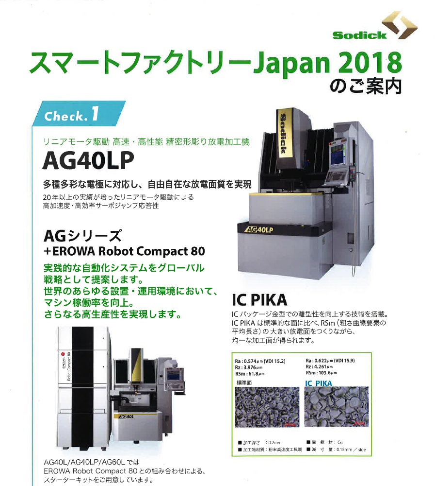 AG40LP・AGシリーズ　＋　EROWA Robot Compact 80・ IC PIKA 2